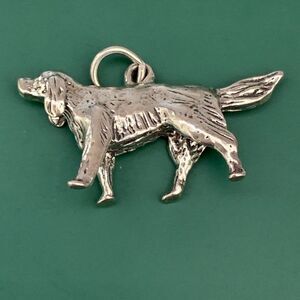 Irish Setter Dog Sterling Silver Jewelry Charm #dog #pet